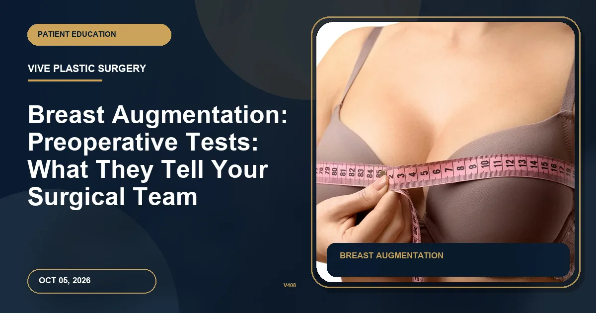 Breast Augmentation: Preoperative Tests: What They Tell Your Surgical Team
